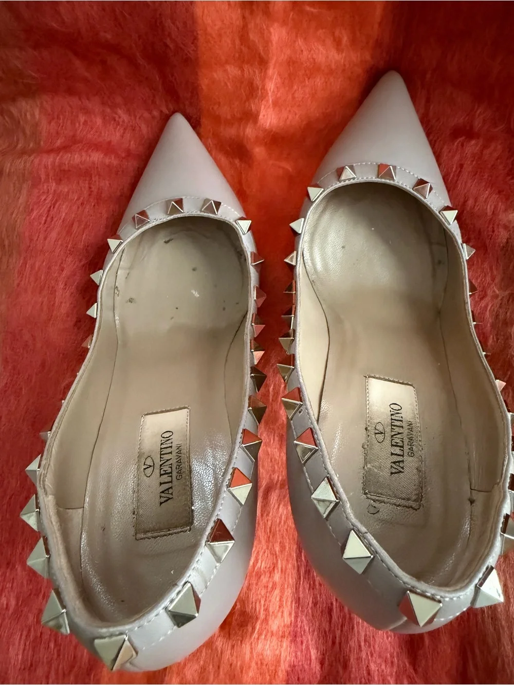 Authentic Valentino Garavani Rockstud Pumps | Nude Leather | EU 35.5
